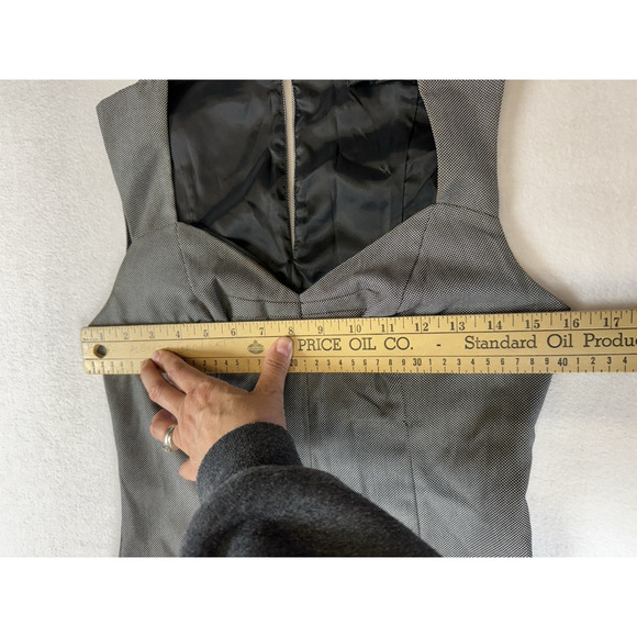 VTG Express‎ Design Studio Women's Sz 4 Dress V-Neck Form Fitting, Professional - Picture 10 of 14